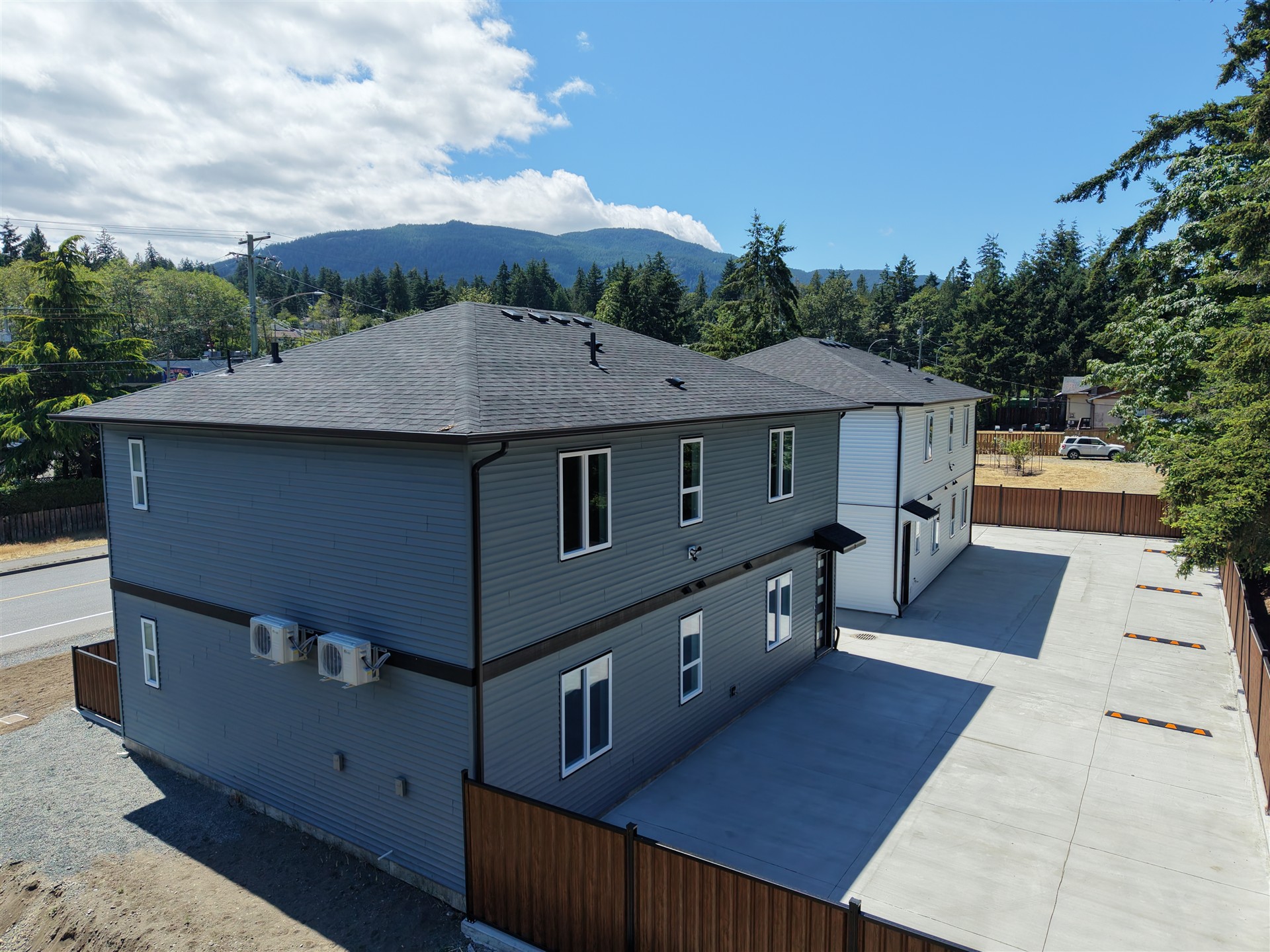 Exterior view of the new Westwood Ridge homes